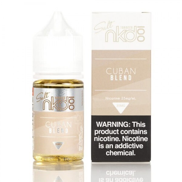 Nkd 100 Salt E-Liquid – Cuban Blend – 30ml / 50mg