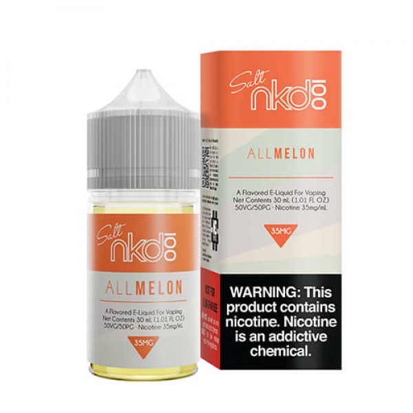 Nkd 100 Salt E-Liquid – All Melon – 30ml / 35mg