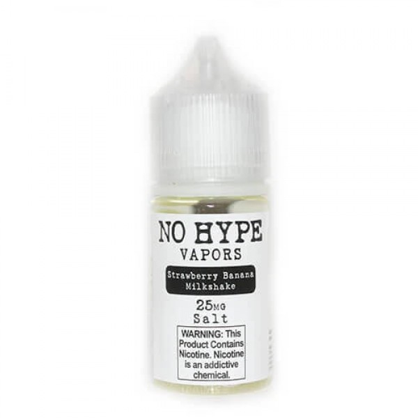 No Hype Vapors SALTS – Strawberry Banana Milkshake – 30ml / 25mg