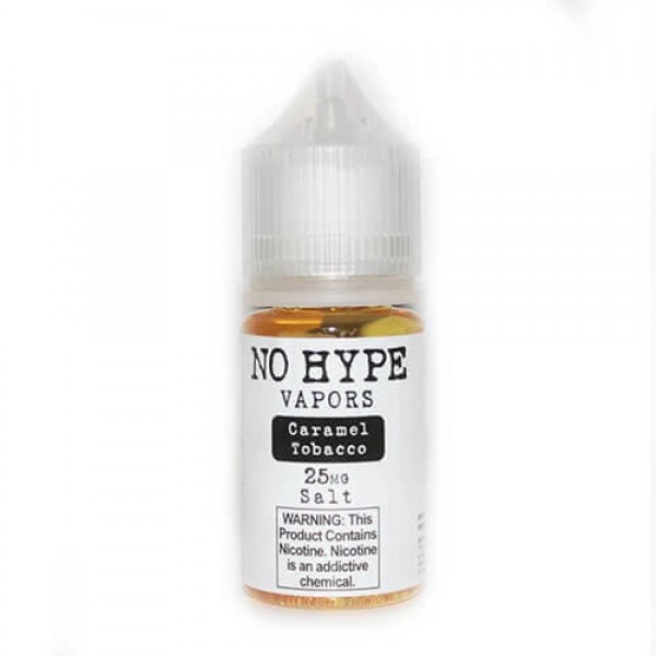 No Hype Vapors SALTS – Caramel Tobacco – 30ml / 25mg