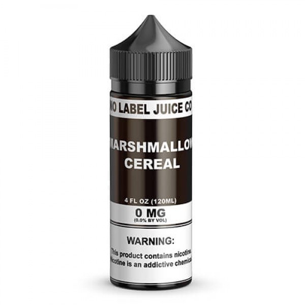 No Label Juice Co eJuice – Marshmallow Cereal – 120ml / 6mg