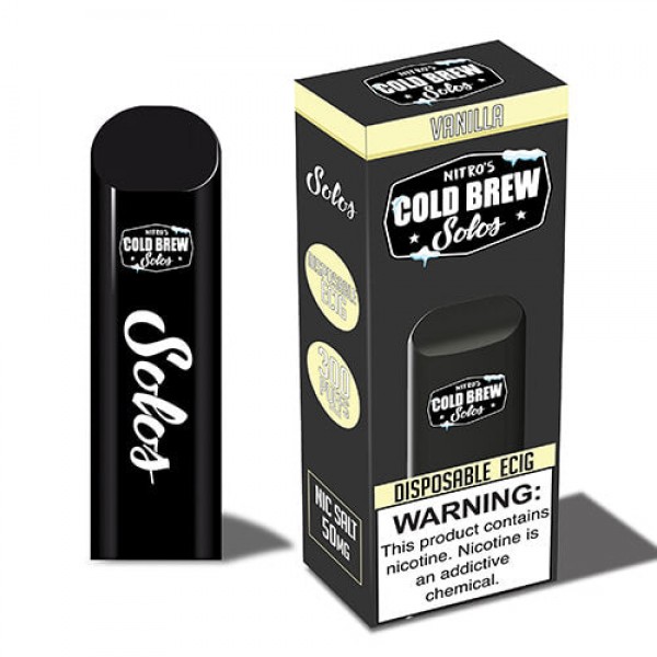 Nitro’s Cold Brew Solos – Disposable Device – Vanilla – 2ml / 50mg