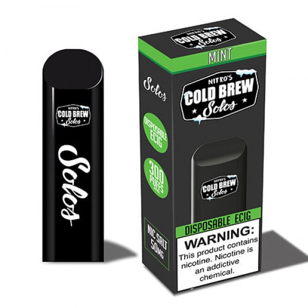 Nitro’s Cold Brew Solos – Disposable Device – Mint – 2ml / 50mg