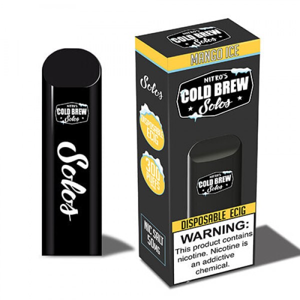 Nitro’s Cold Brew Solos – Disposable Device – Mango Ice – 2ml / 50mg