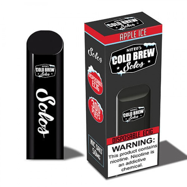 Nitro’s Cold Brew Solos – Disposable Device – Apple Ice – 2ml / 50mg