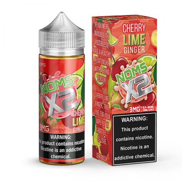 Noms eJuice – Noms X2 Cherry Lime Ginger – 120ml / 0mg