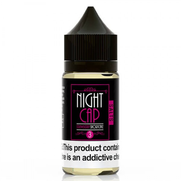 Night Cap eLiquid Salt – Strawberry Shortcake Salt – 30ml / 35mg