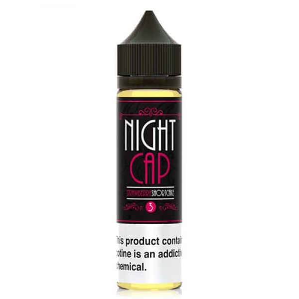 Night Cap eLiquid – Strawberry Shortcake – 60ml / 0mg