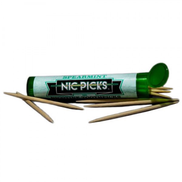 Nic Picks – Spearmint – 20 Pack – 20 Toothpicks / 3mg