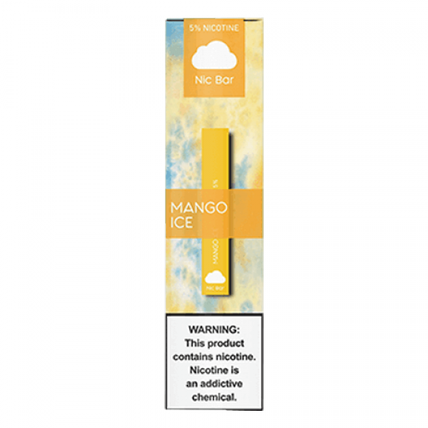 Nic Bar – Disposable Vape Device – Mango Ice – Single / 50mg