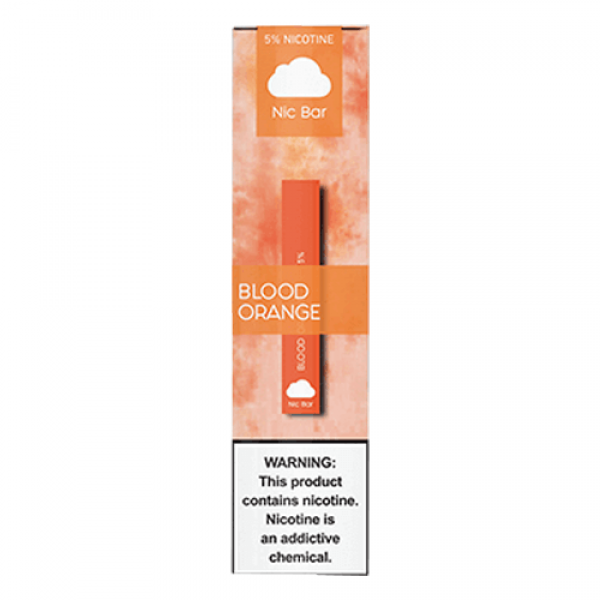 Nic Bar – Disposable Vape Device – Blood Orange – Single / 50mg