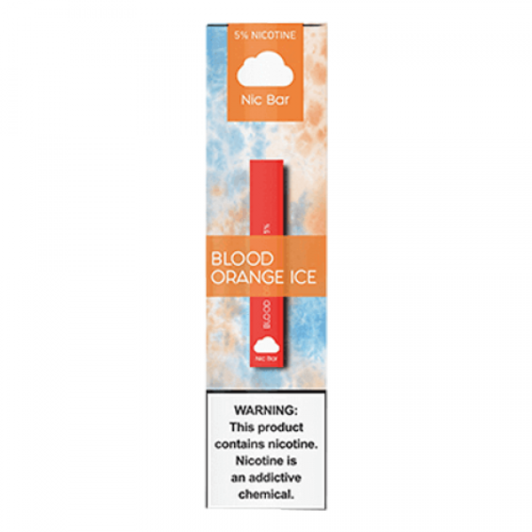 Nic Bar – Disposable Vape Device – Blood Orange Ice – Single / 50mg