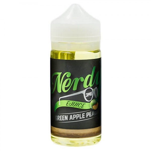 Nerdy E-Juice – Green Apple Peach – 100ml / 3mg