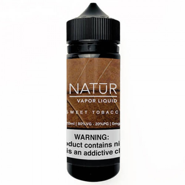 NATUR Vapor Liquid – Sweet Tobacco – 120ml / 0mg