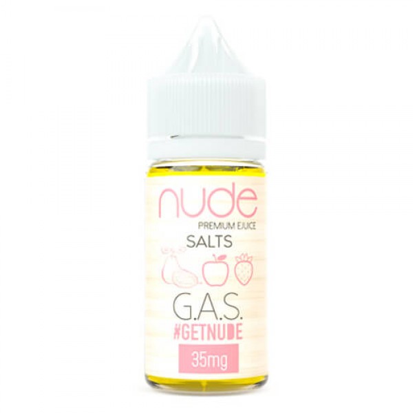 Nude Salts eJuice – GAS Salt – 30ml / 35mg