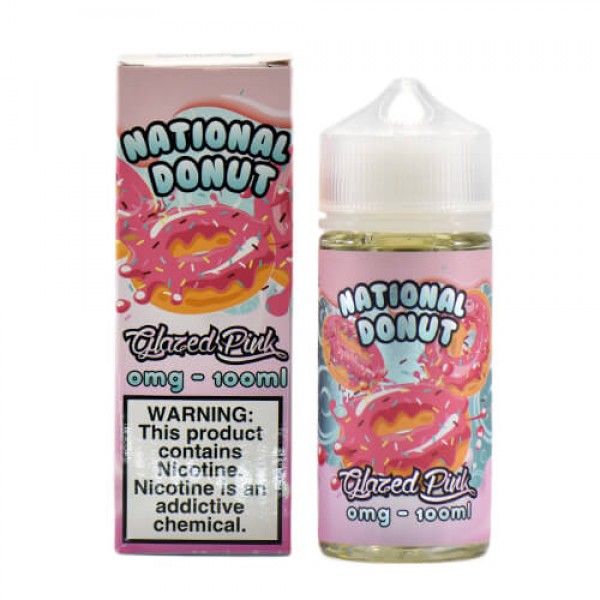 National Donut – Glazed Pink – 100ml / 0mg