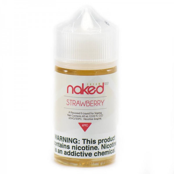 Naked 100 Cream E Liquid By Schwartz – Strawberry – 60ml / 12mg