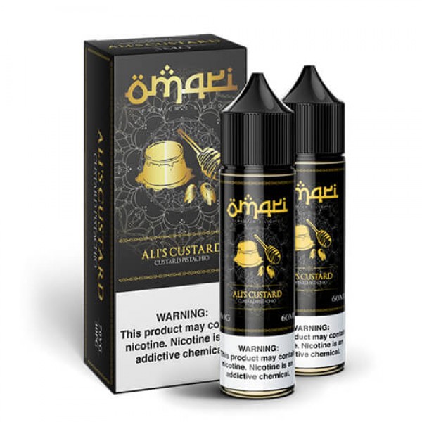 Omari E-Liquid – Ali’s Custard – 2x60ml / 0mg