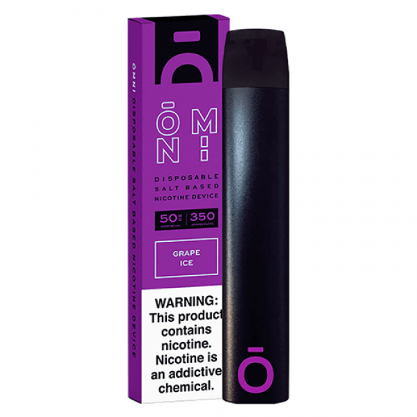 Omni – Disposable Vape Device – Grape Ice – Single / 50mg