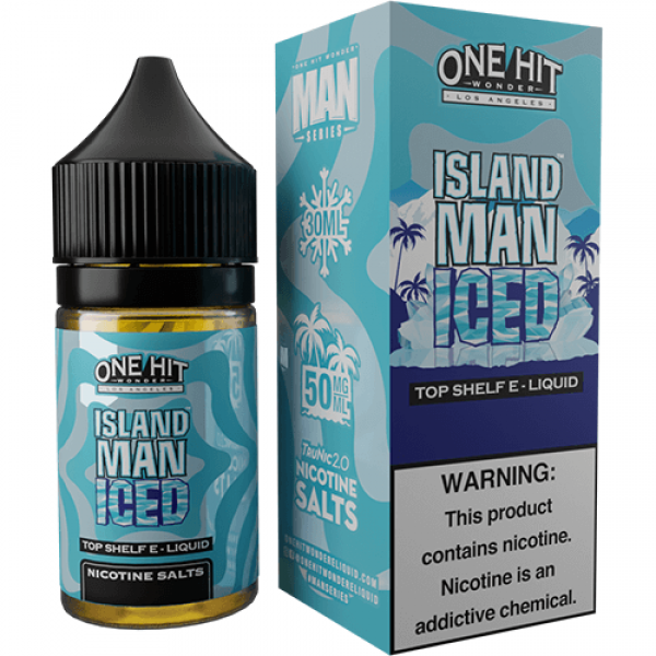 One Hit Wonder eLiquid SALT – Island Man ICED – 30ml / 50mg