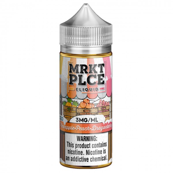 MRKTPLCE eLiquids – Pineapple Peach Dragonberry ICED – 100ml / 0mg