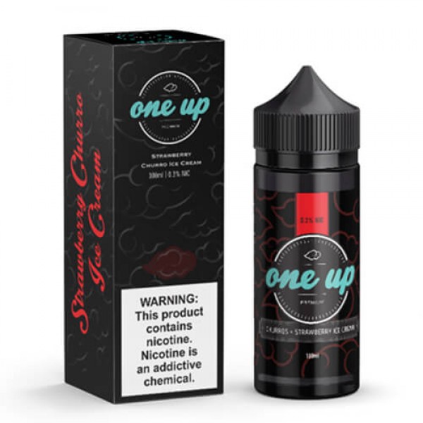 One Up Vapor – Strawberry Churros and Ice Cream – 100ml / 0mg