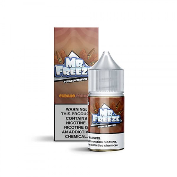 Mr. Freeze eLiquid Tobacco Edition Salt Nic – Cubano Tobacco – 30ml / 50mg