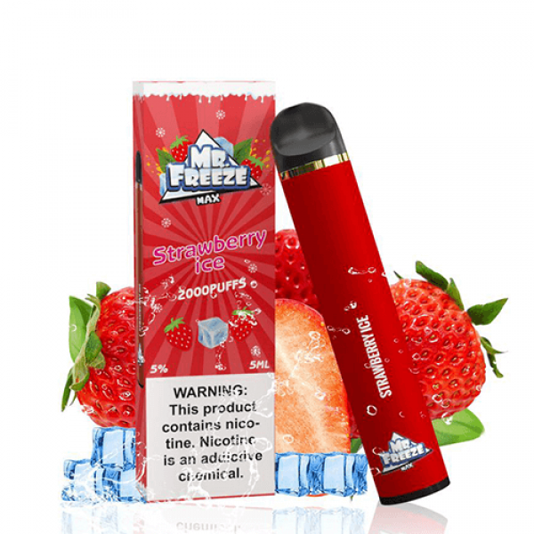 Mr. Freeze Disposable MAX – Strawberry Ice – Single / 50mg
