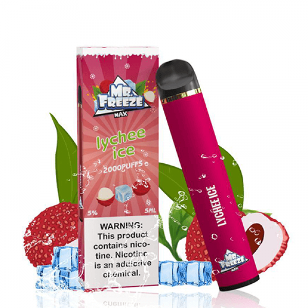 Mr. Freeze Disposable MAX – Lychee Ice – Single / 50mg