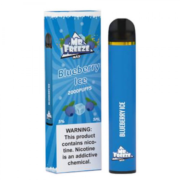 Mr. Freeze Disposable MAX – Blueberry Ice – Single / 50mg
