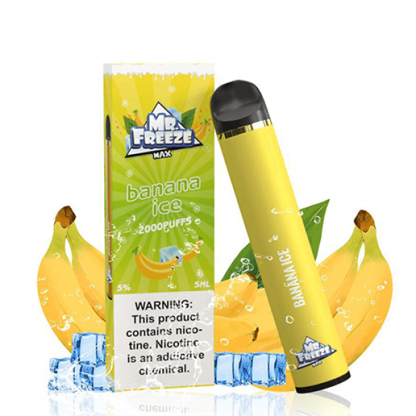 Mr. Freeze Disposable MAX – Banana Ice – Single / 50mg
