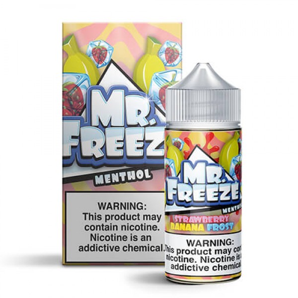 Mr. Freeze eLiquid – Strawberry Banana Frost – 100ml / 3mg