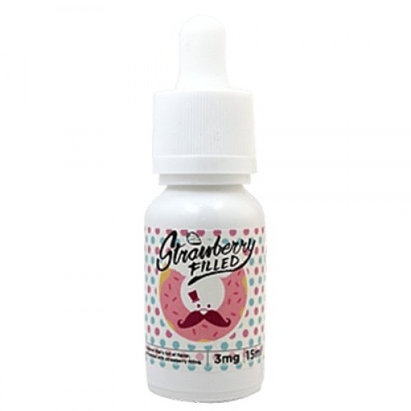 Mr. Doughnut E-Juice – Strawberry Filled – 90ml (6x15ml) / 6mg