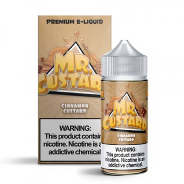 Mr. Custard Premium E-Liquid – Cinnamon Custard – 100ml / 6mg