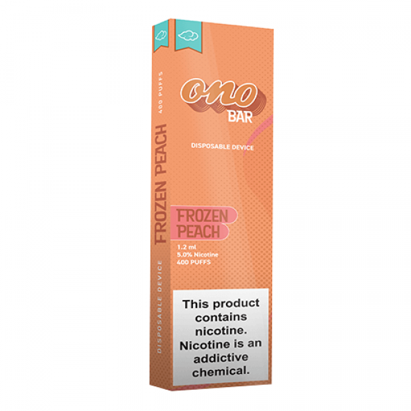 Ono Bar – Disposable Vape Device – Frozen Peach – Single / 50mg