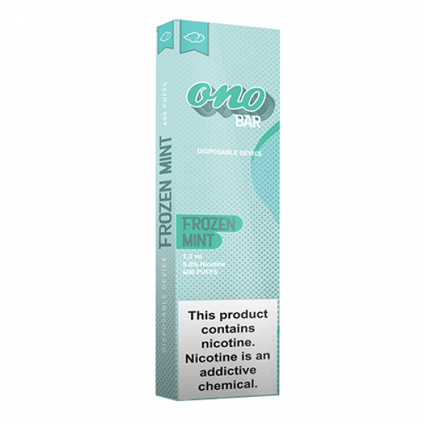 Ono Bar – Disposable Vape Device – Frozen Mint – Single / 50mg