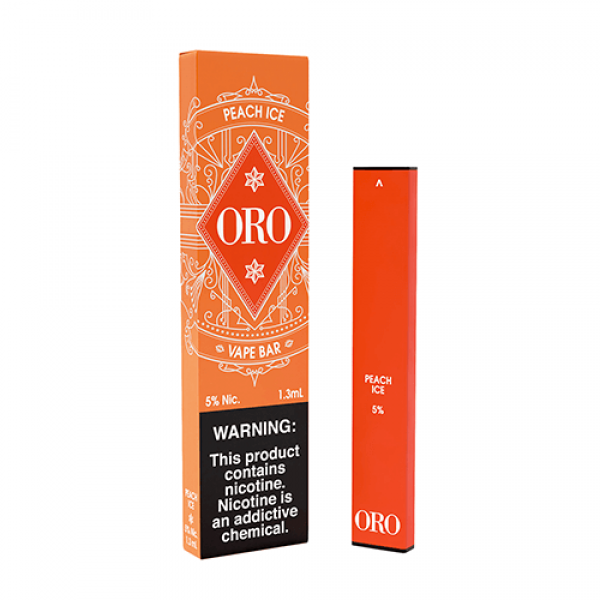 Oro – Disposable Vape Device – Peach Ice – 1.3ml / 50mg