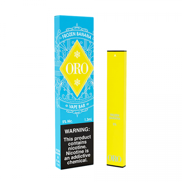 Oro – Disposable Vape Device – Frozen Banana – 1.3ml / 50mg