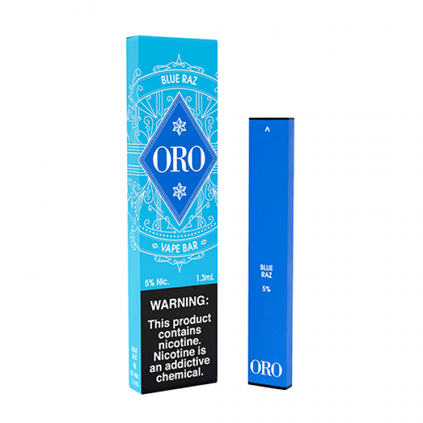 Oro – Disposable Vape Device – Blue Raz – 1.3ml / 50mg