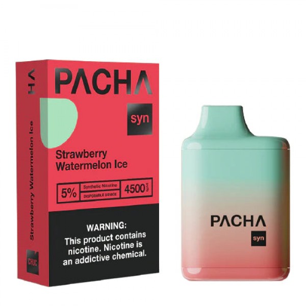 Pacha SYN 4500 – Disposable Vape Device – Strawberry Watermelon Ice – Single (12ml) / 50mg