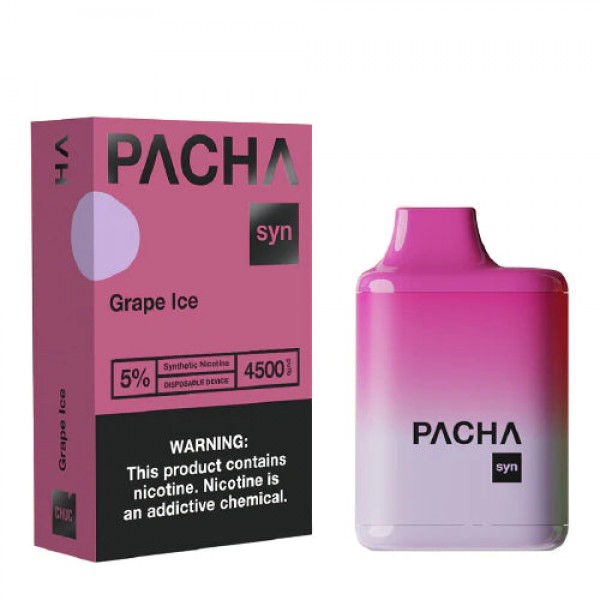 Pacha SYN 4500 – Disposable Vape Device – Grape Ice – Single (12ml) / 50mg