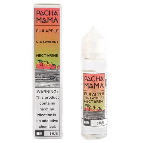 Pachamama E-Liquid – Fuji Apple Strawberry Nectarine – 60ml / 0mg