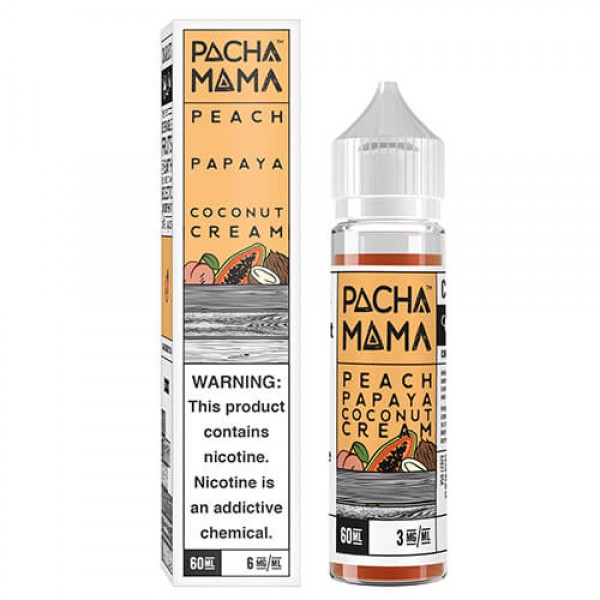 Pachamama E-Liquid – Peach Papaya Coconut Cream – 60ml / 6mg