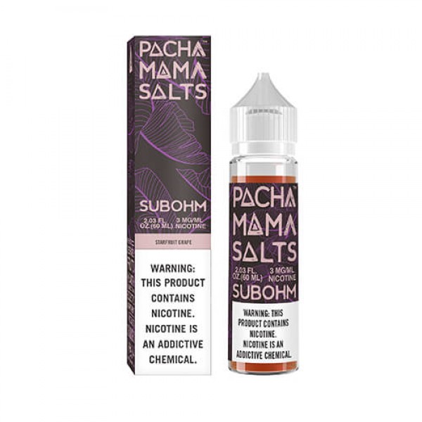Pachamama E-Liquid SubOhm Salts – Starfruit Grape – 60ml / 3mg