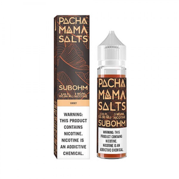 Pachamama E-Liquid SubOhm Salts – Sorbet – 60ml / 0mg