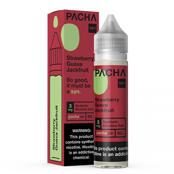 Pachamama E-Liquid Tobacco-Free – Strawberry Guava Jackfruit – 60ml / 3mg