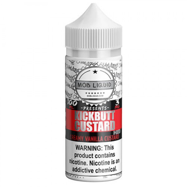 Mob Liquid White Series – Kickbutt Custard – 100ml / 0mg
