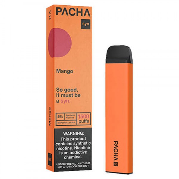 Pachamama SYNthetic 1500 – Disposable Vape Device – Mango – Single / 50mg