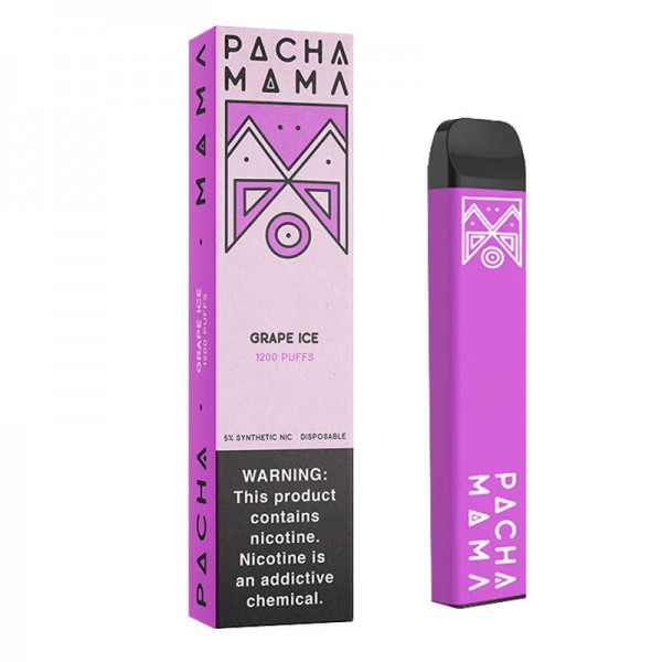 Pachamama Synthetic – Disposable Vape Device – Grape Ice – 50mg
