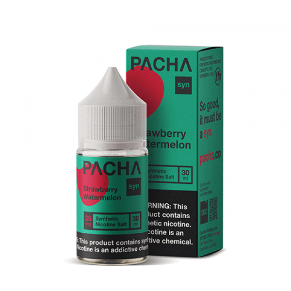 Pachamama E-Liquid Tobacco-Free Salts – Strawberry Watermelon – 30ml / 25mg